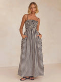 The Boardwalk Stripe Maxi Dress