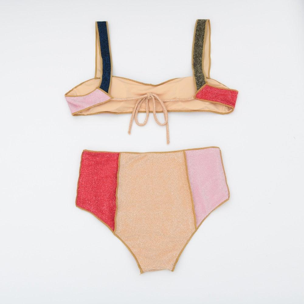 Boho Patchwork Bikini